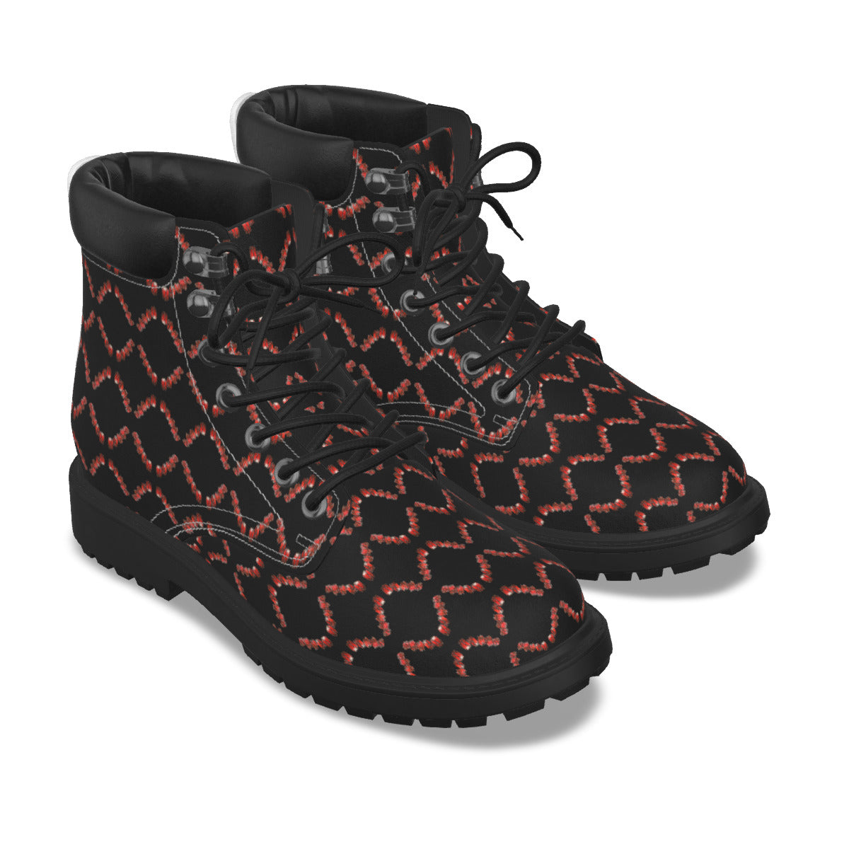 All-Over Print Men's Short Boots