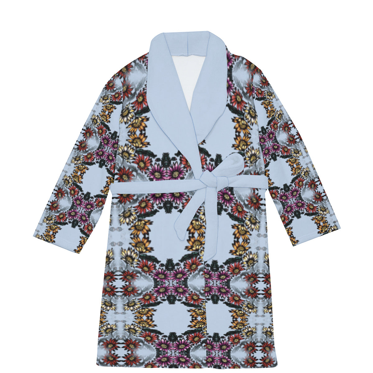 All-Over Print Men's Borg Fleece Robe