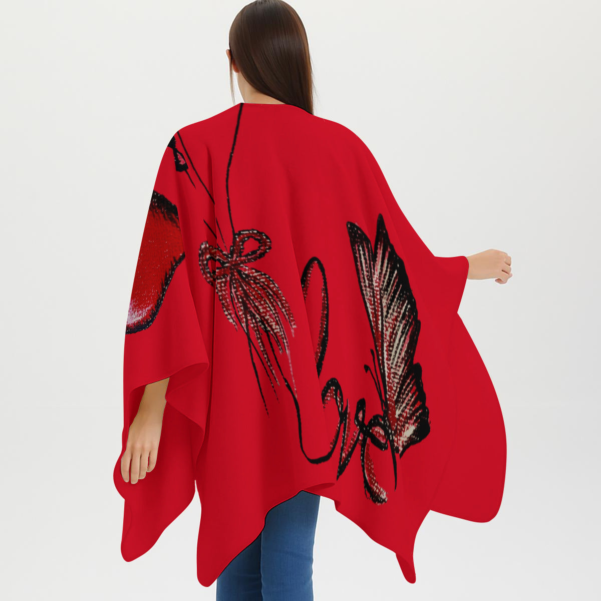 All-Over Print All-Season Soft Touch Shawl