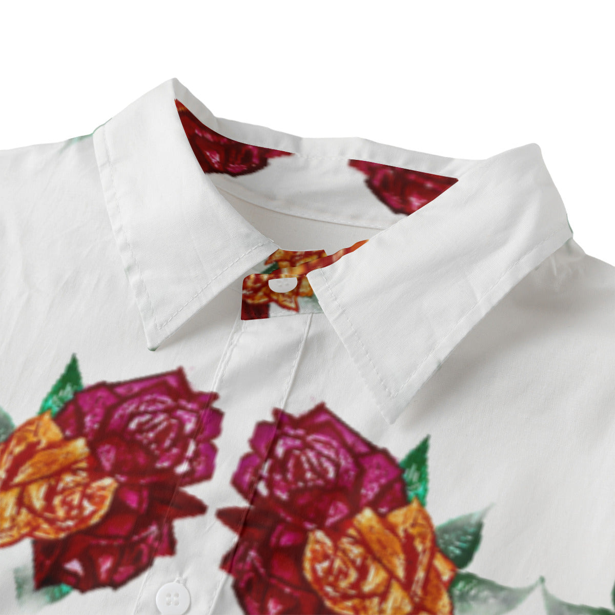 All-Over Print Women's Long Shirt |115GSM Cotton poplin