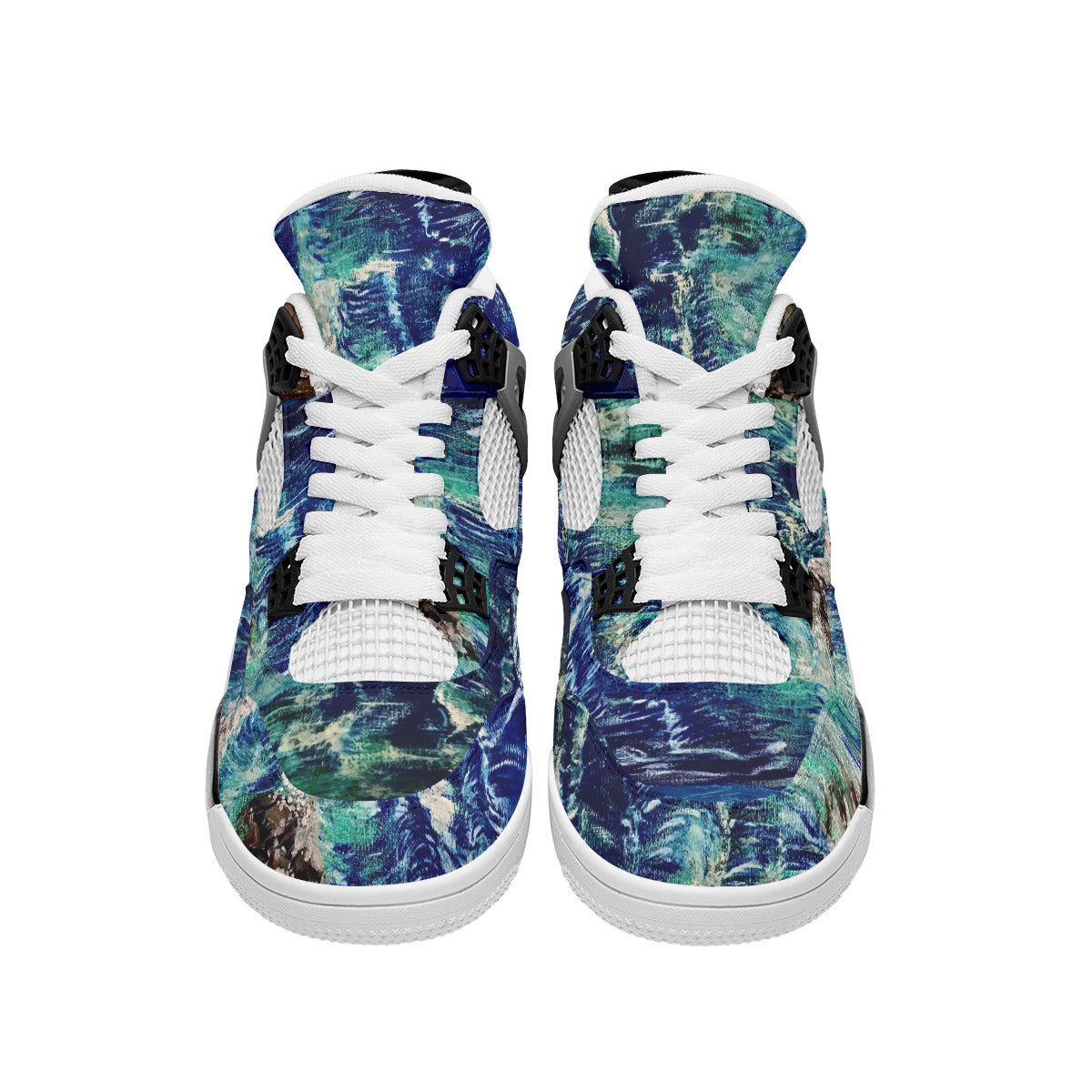 All-Over Print Men's Air Cushion Basketball Shoes