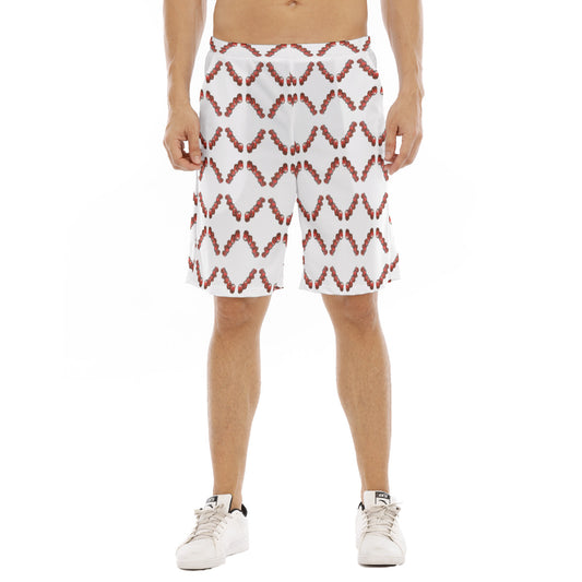 All-Over Print Men's Flat Shorts