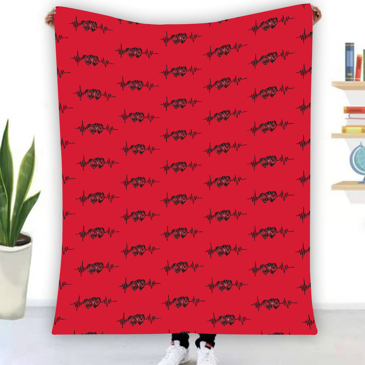 Single-Side Printing Flannel Blanket