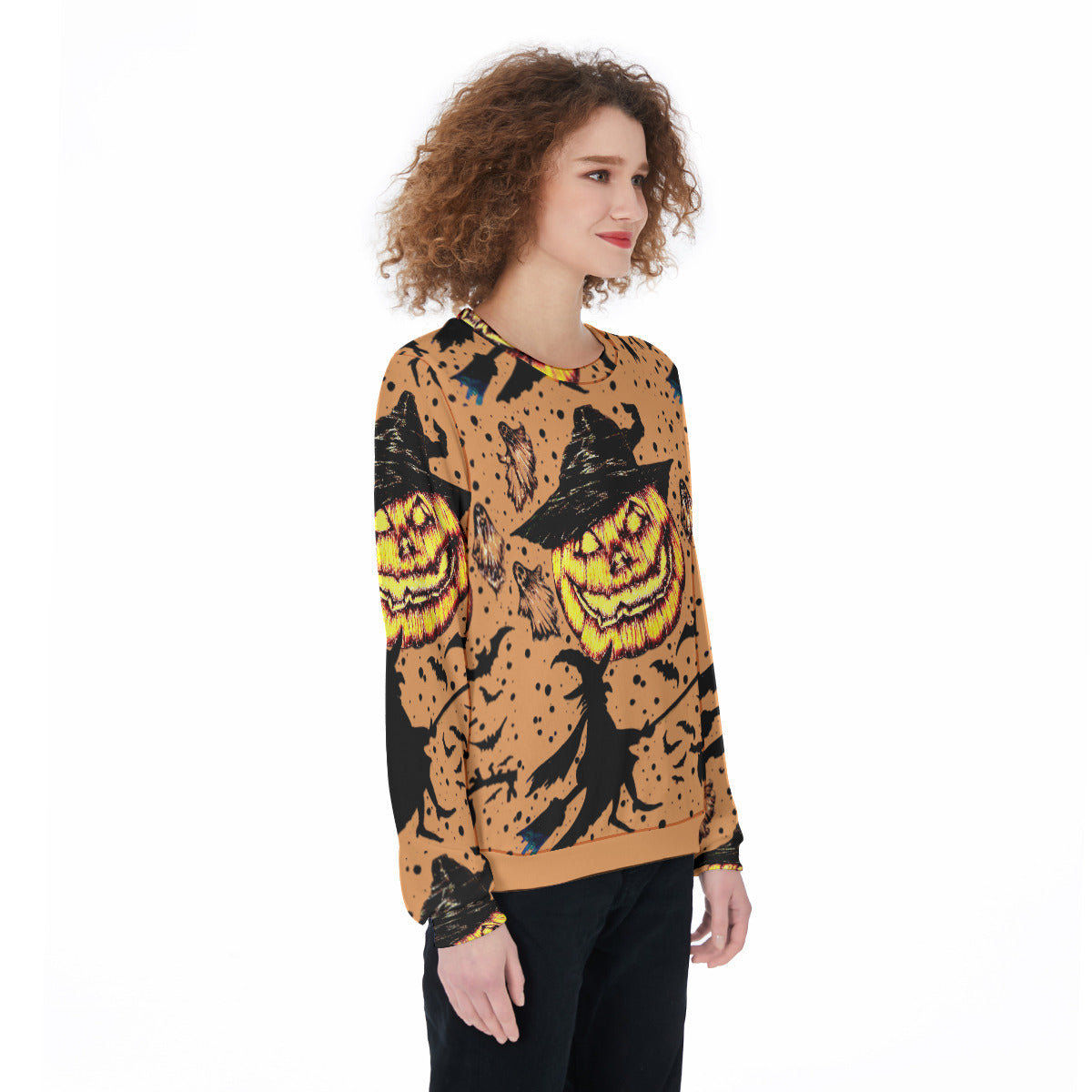 All-Over Print Women's Thicken Sweater