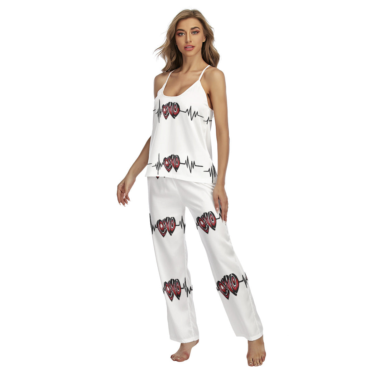 All-Over Print Women's Cami Pajamas Set