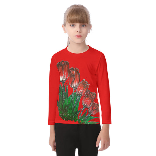 All-Over Print Kid's O-neck Long Sleeve T-shirt