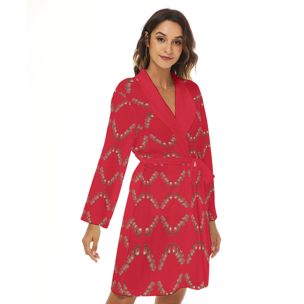 All-Over Print Women's Small Robe