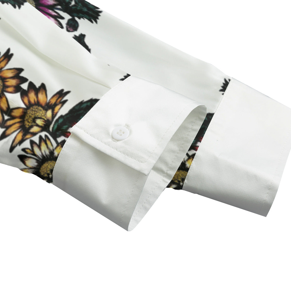 All-Over Print Unisex Imitation Silk Shirt Suit