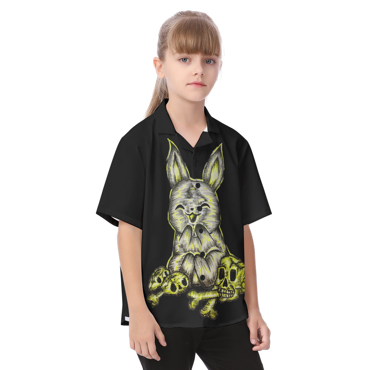 All-Over Print Kid's Hawaiian Vacation Shirt