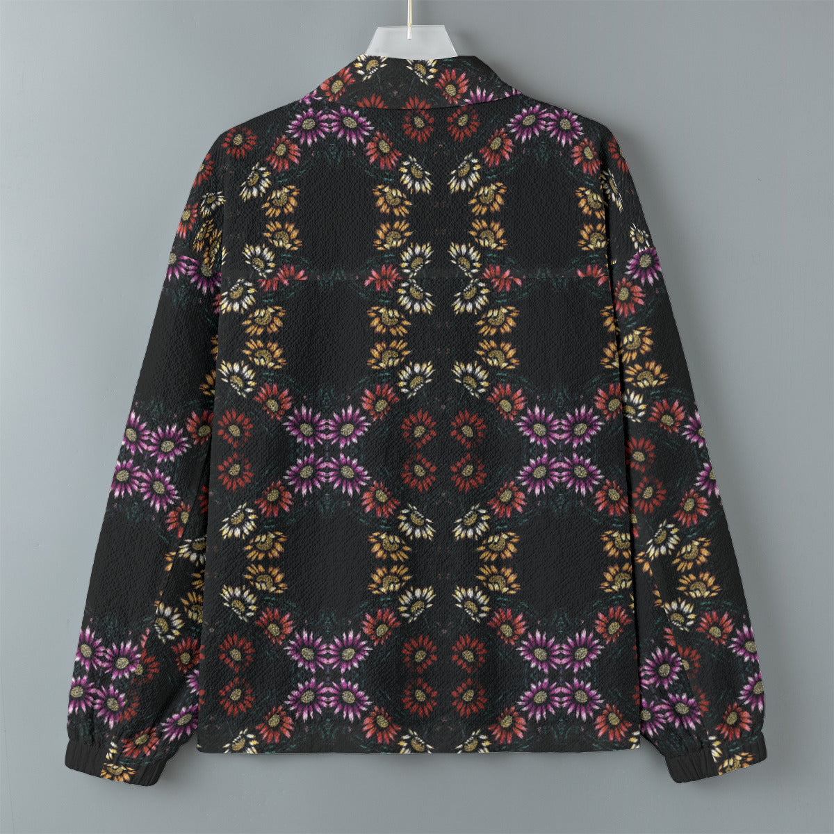 All-Over Print Men's Casual Lapel Jacket