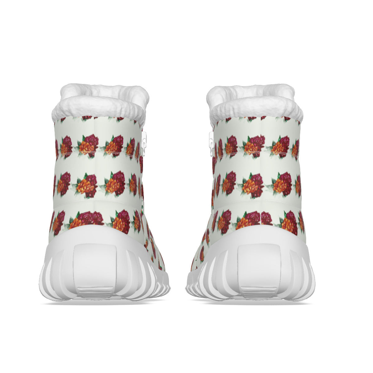 All-Over Print Women's Zip-up Snow Boots