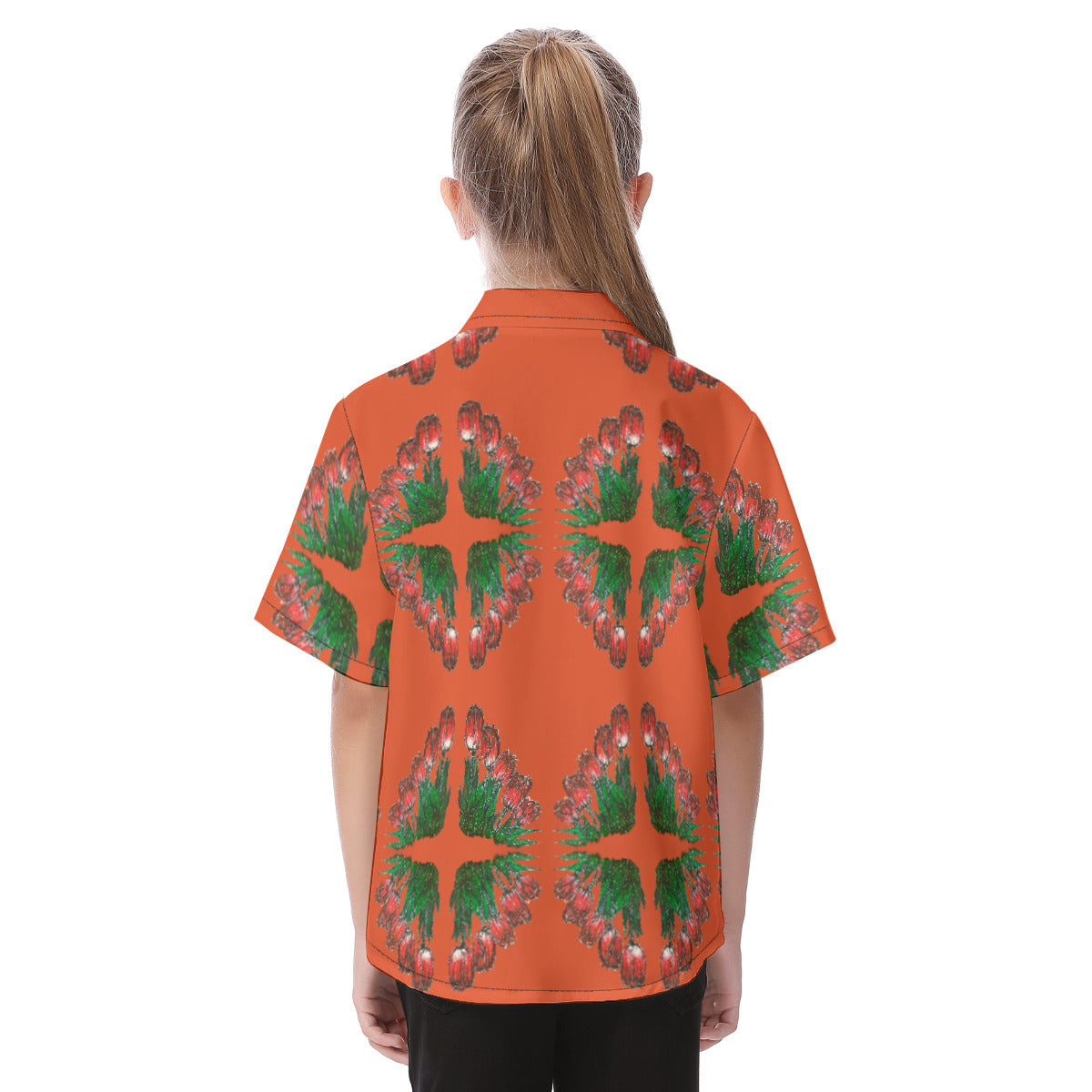 All-Over Print Kid's Hawaiian Vacation Shirt