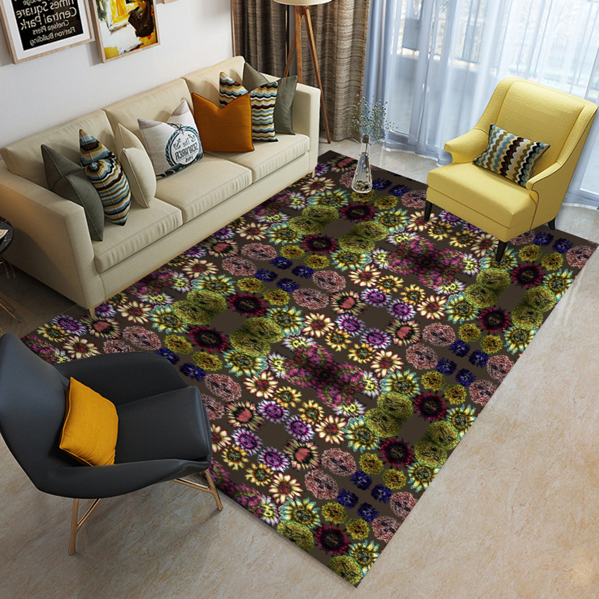 Foldable Rectangular Floor Mat