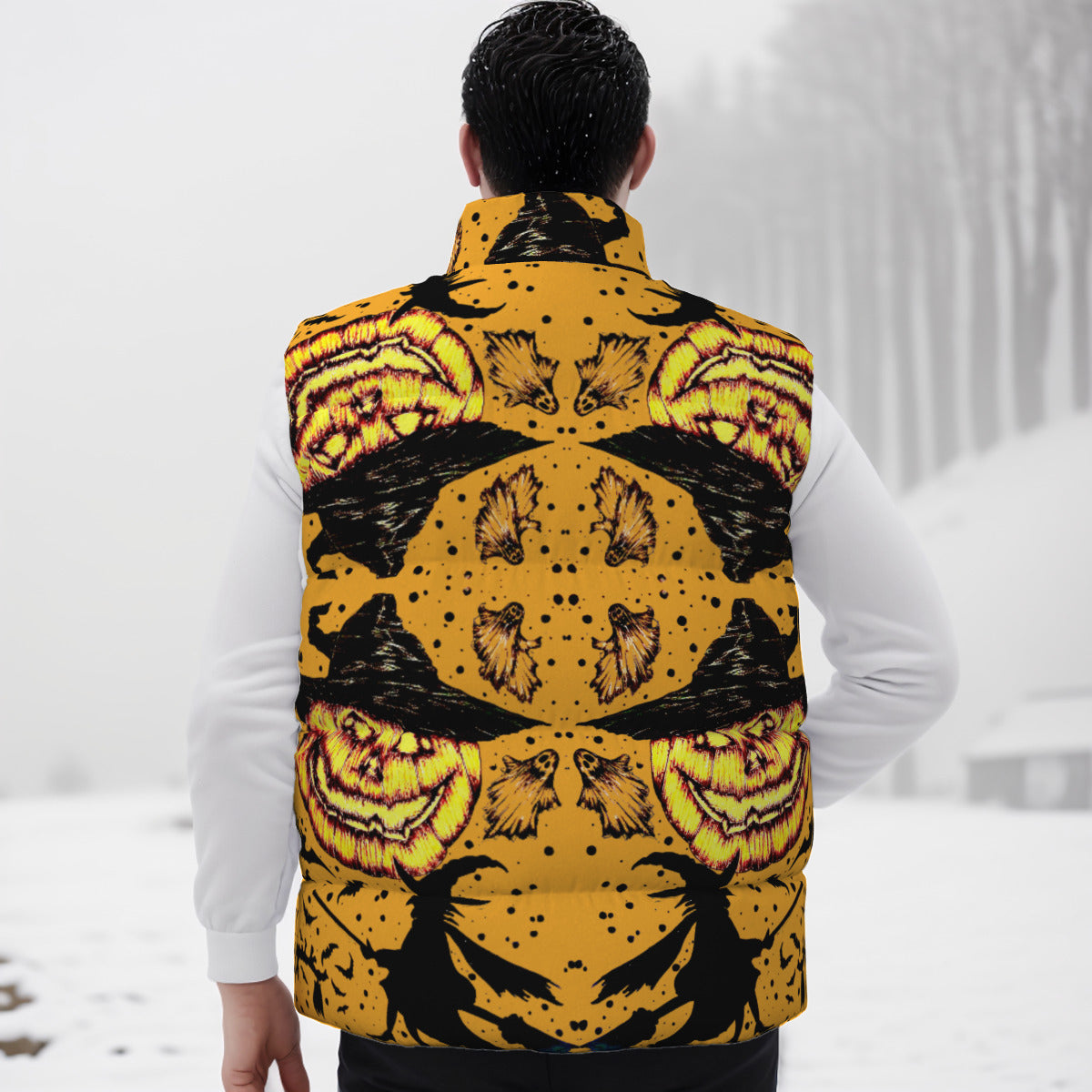 All-Over Print Unisex Down Vest