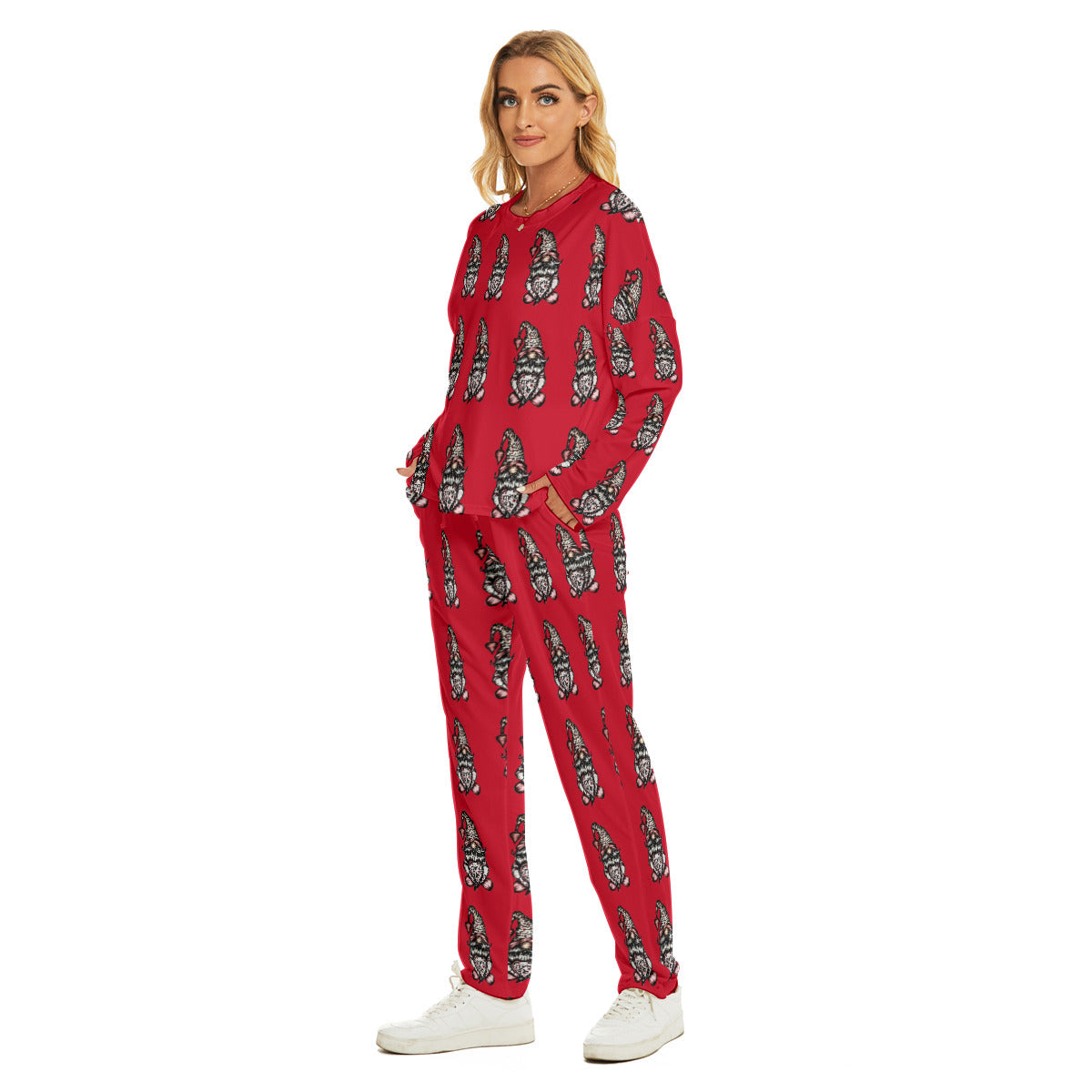 All-Over Print Women's Pajama Suit