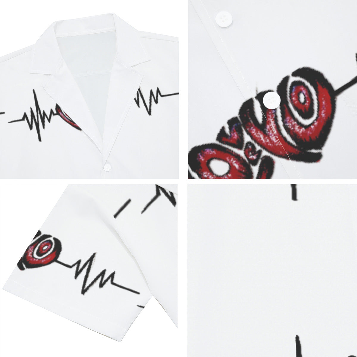 All-Over Print Men's Deep V-neck Short Sleeve T-shirt