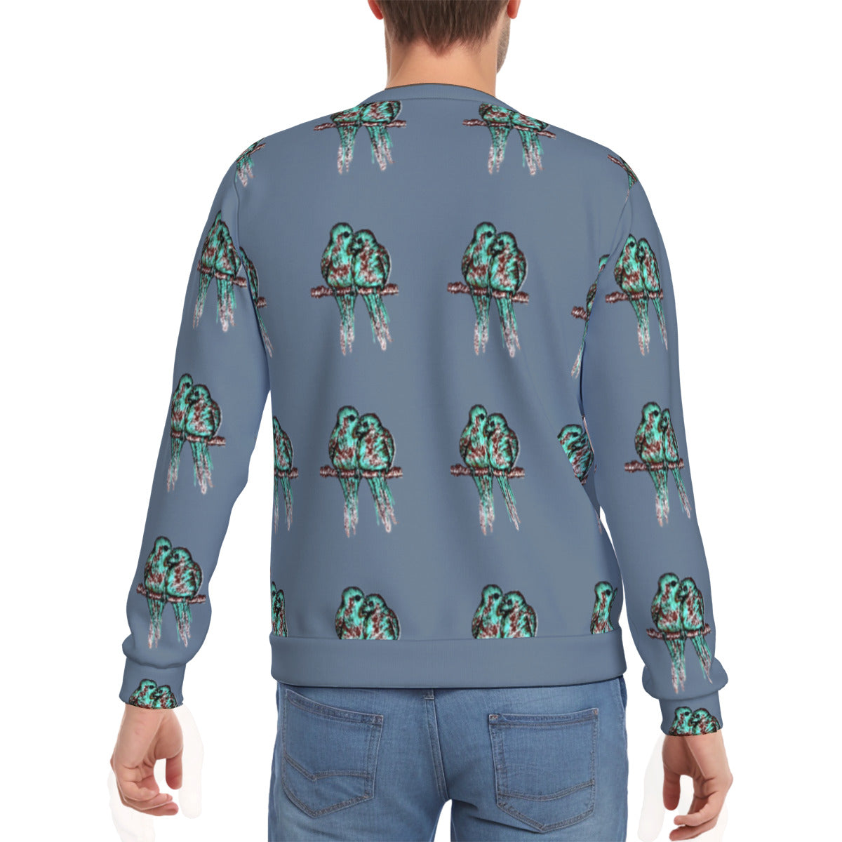 All-Over Print Men's Heavy Fleece Sweatshirt