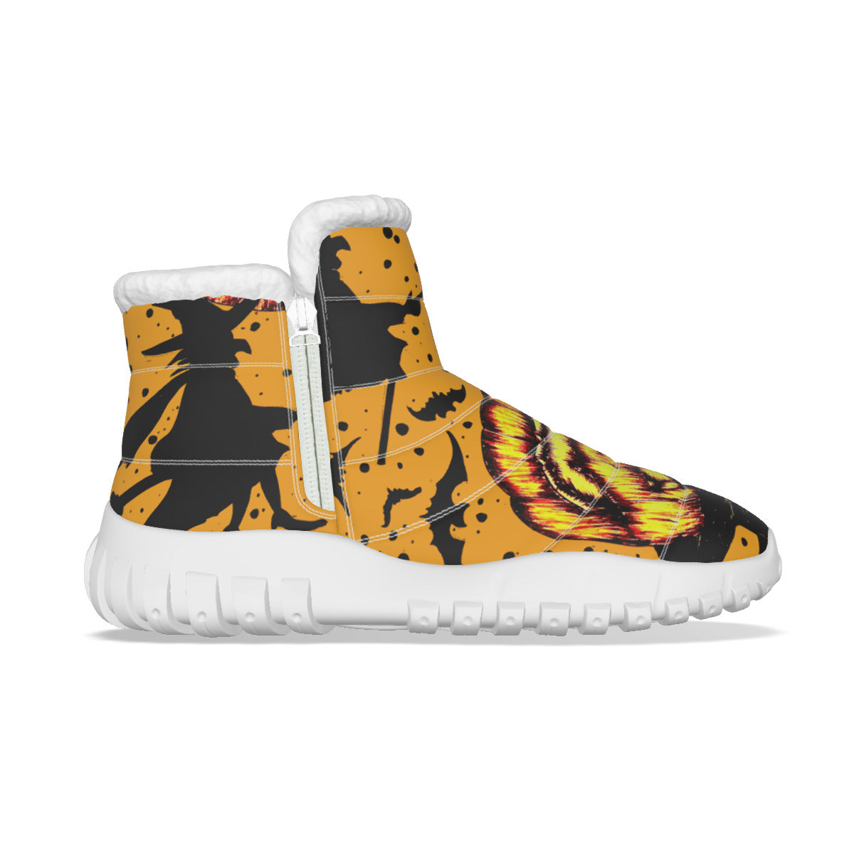 All-Over Print Women's Zip-up Snow Boots