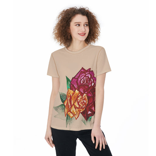 All-Over Print Round Neck T-Shirt