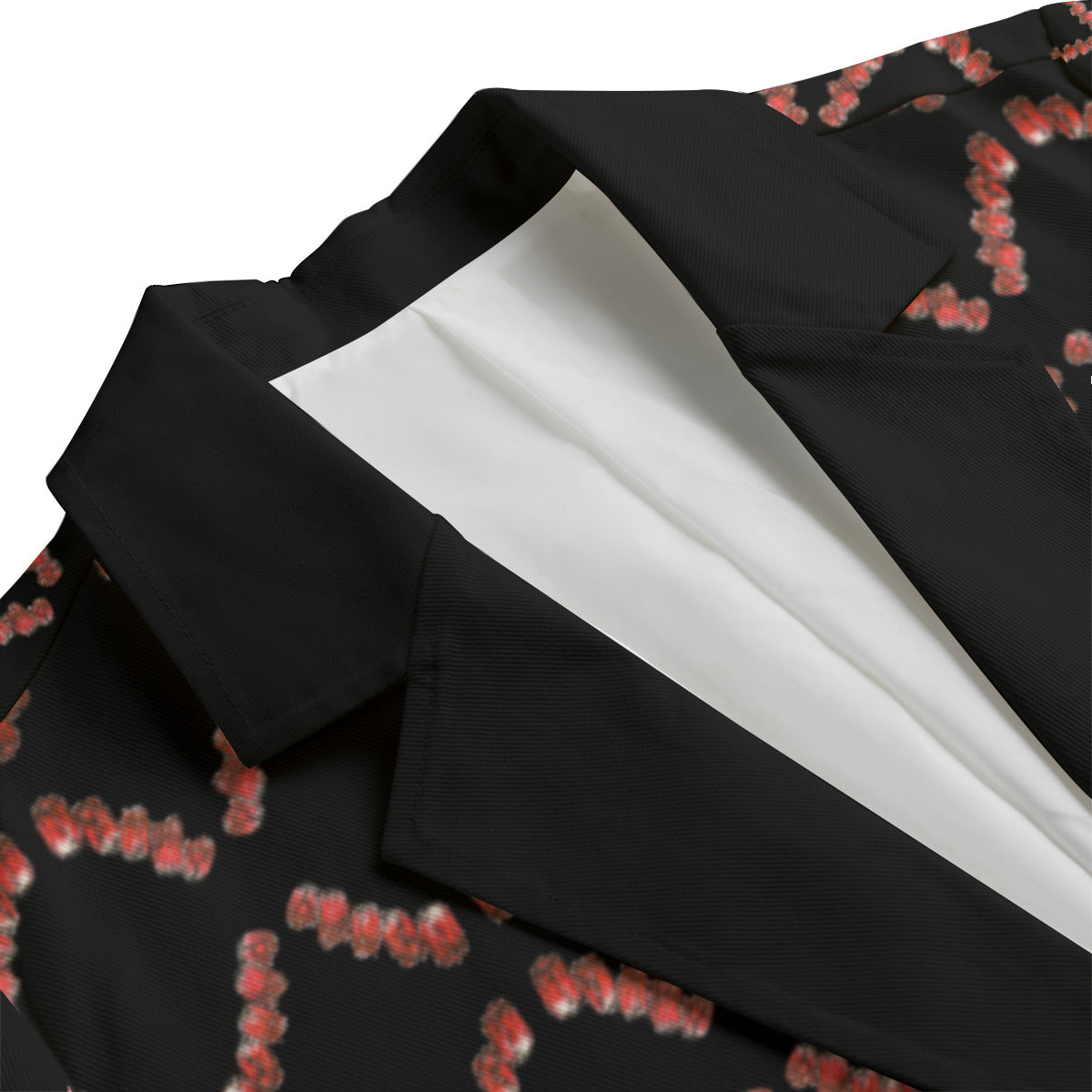 All-Over Print Women's Leisure Blazer | 245GSM Cotton