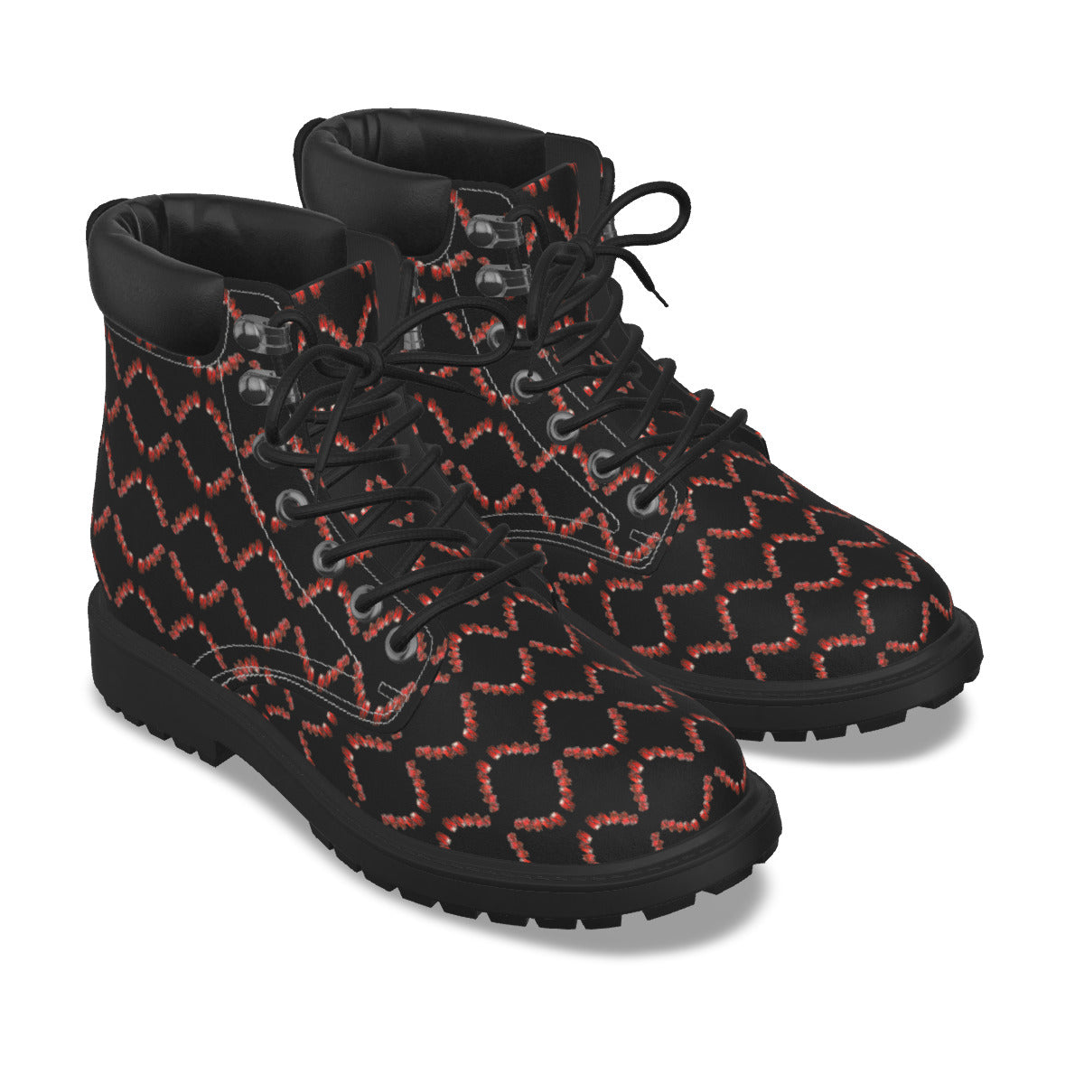 All-Over Print Men's Short Boots