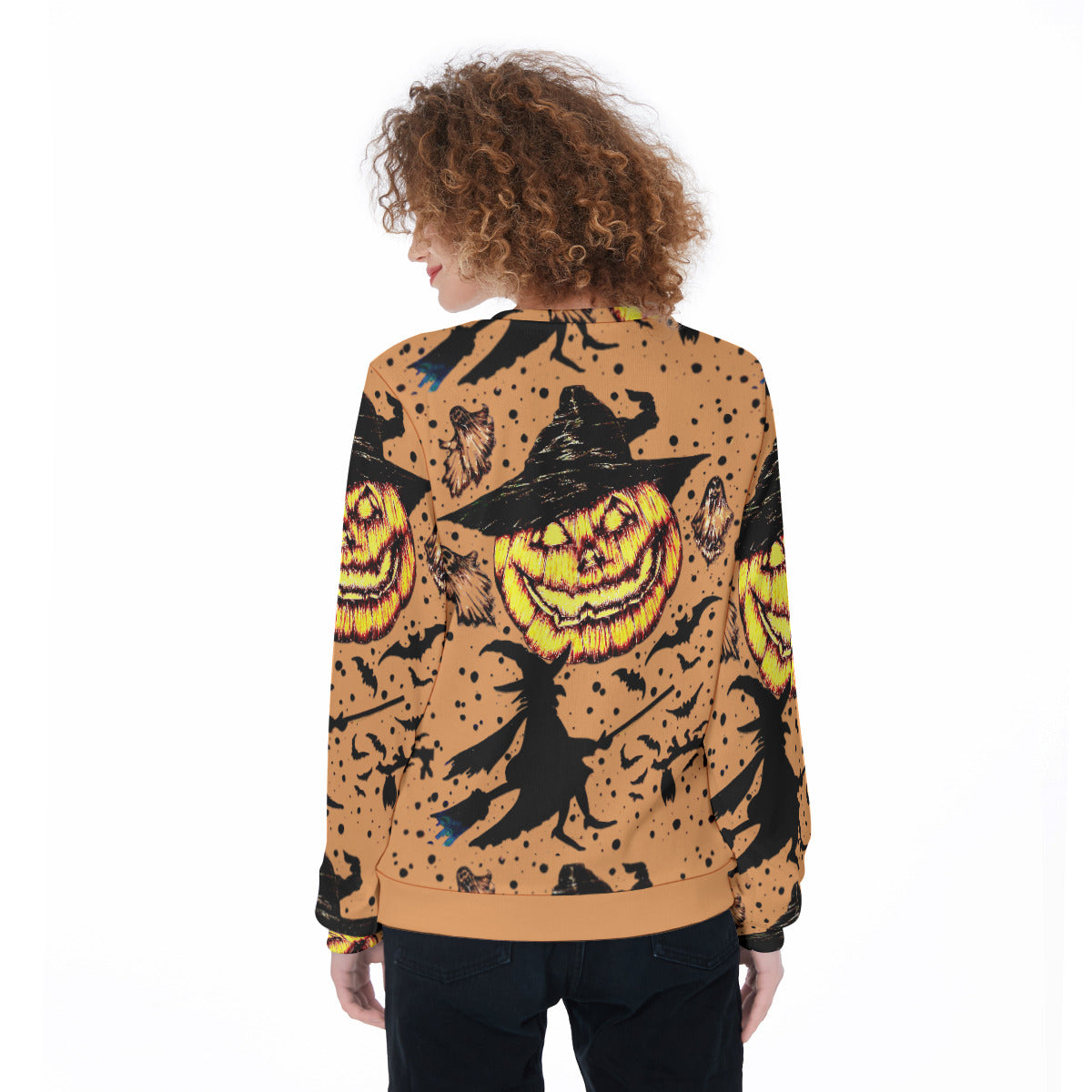 All-Over Print Women's Thicken Sweater