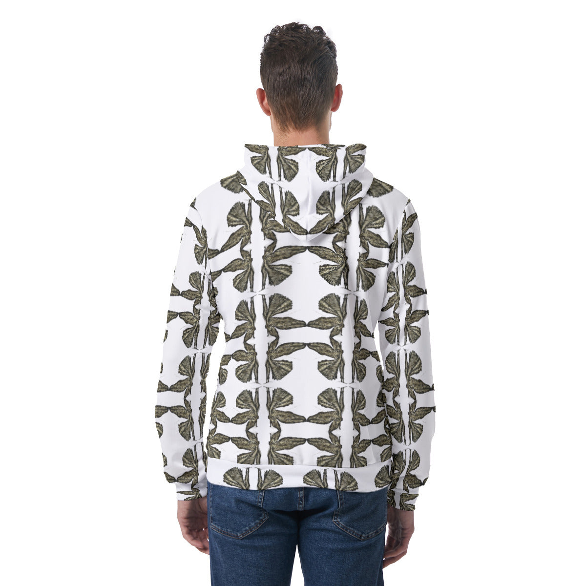 All-Over Print Men's Hoodie With Double-side Print Hood