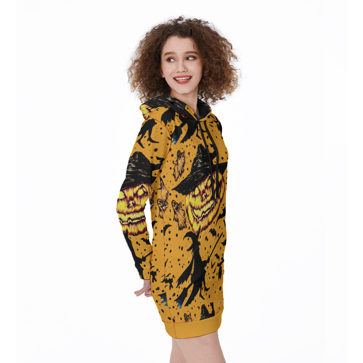 All-Over Print Women's Long Hoodie