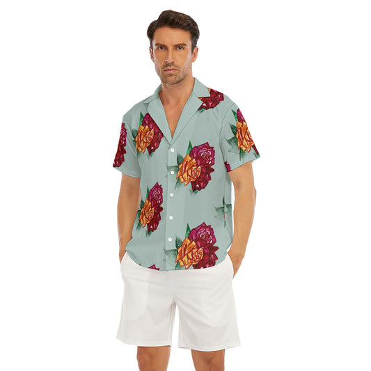 All-Over Print Men's Deep V-neck Short Sleeve T-shirt