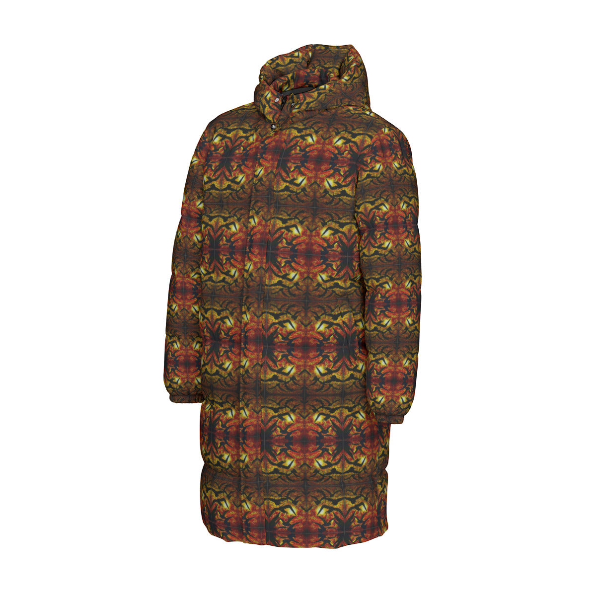 All-Over Print Unisex Long Down Jacket