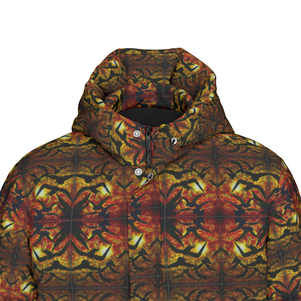 All-Over Print Unisex Long Down Jacket