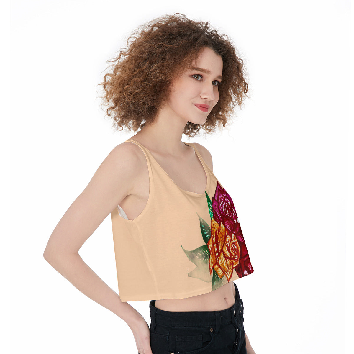 All-Over Print Crop-Tank Top