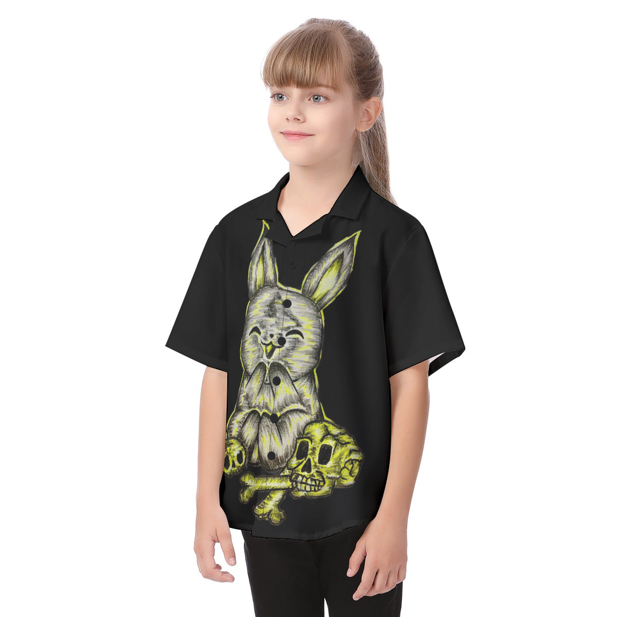 All-Over Print Kid's Hawaiian Vacation Shirt