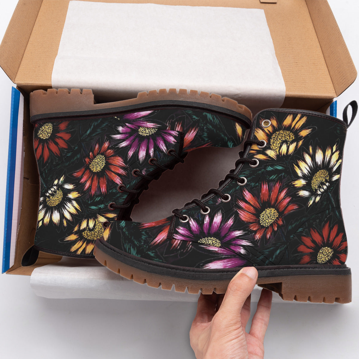 All-Over Print Women's Martin Short Boots