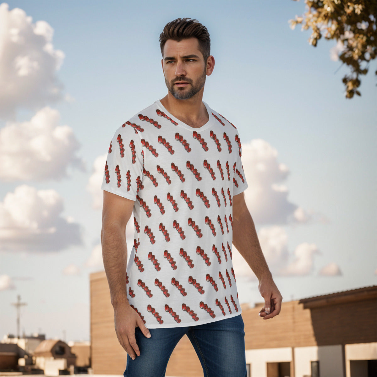 All-Over Print Men's O-Neck T-Shirt