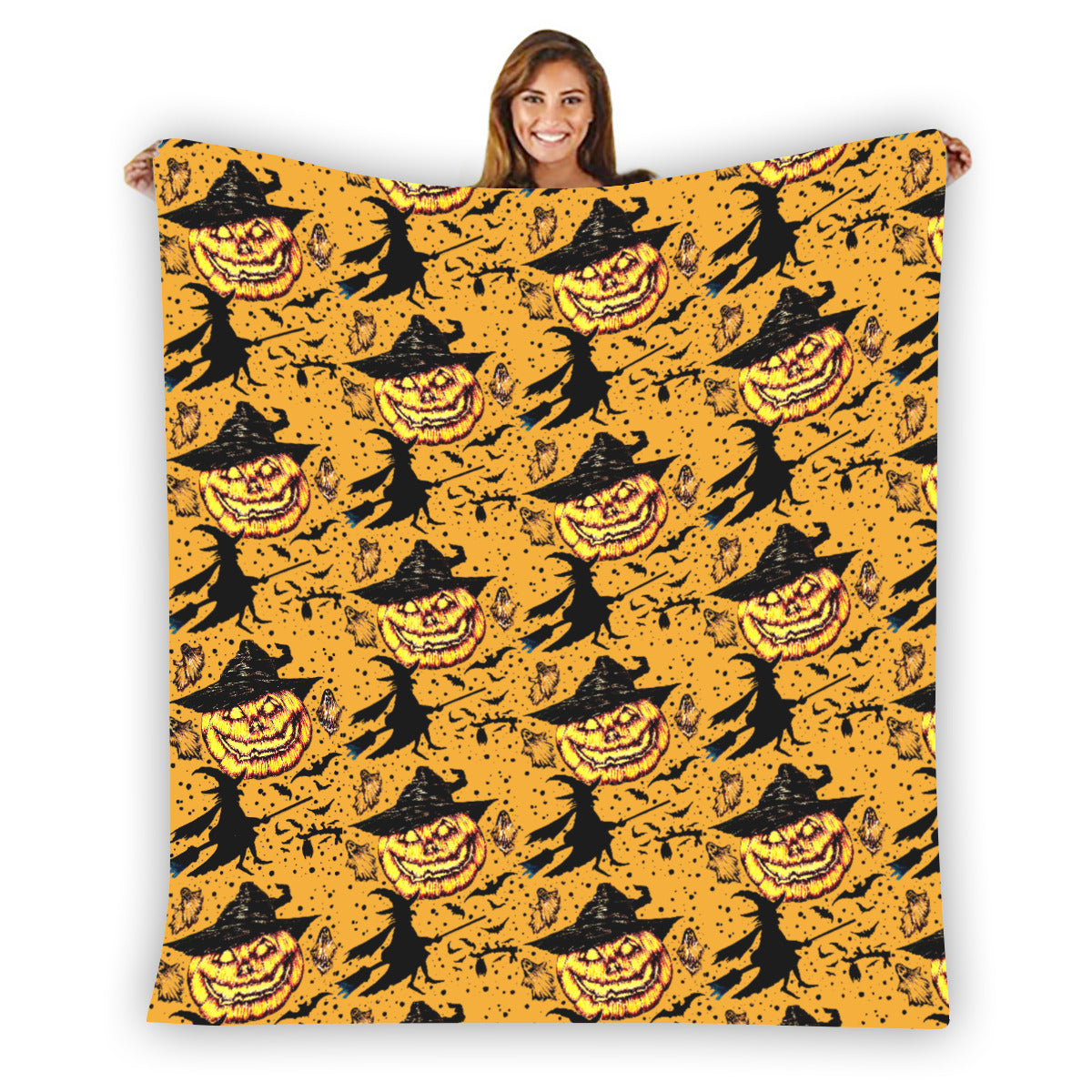 Single-Side Printing Flannel Blanket