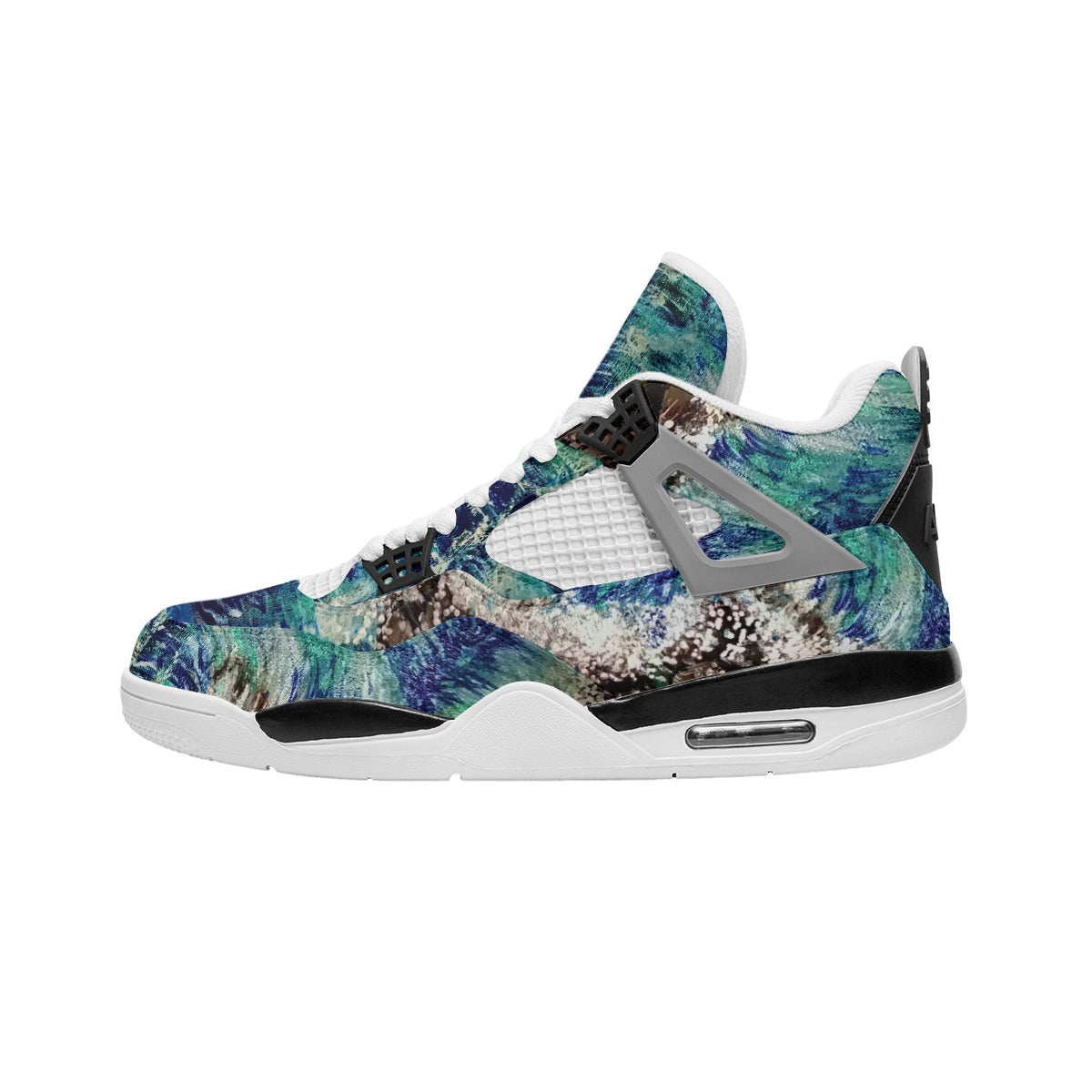 All-Over Print Men's Air Cushion Basketball Shoes