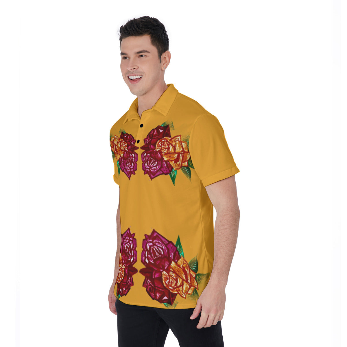 All-Over Print Men's Polo Shirt
