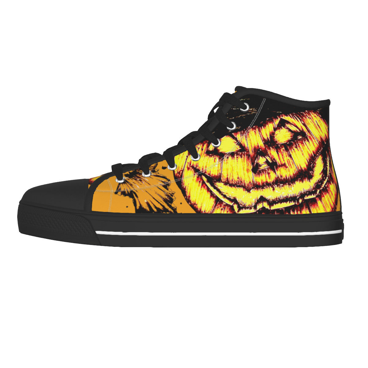 Men's Black Sole Canvas Shoes