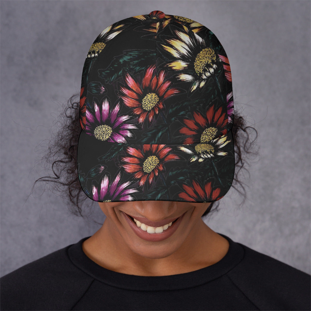 All-Over Print Peaked Cap With Box