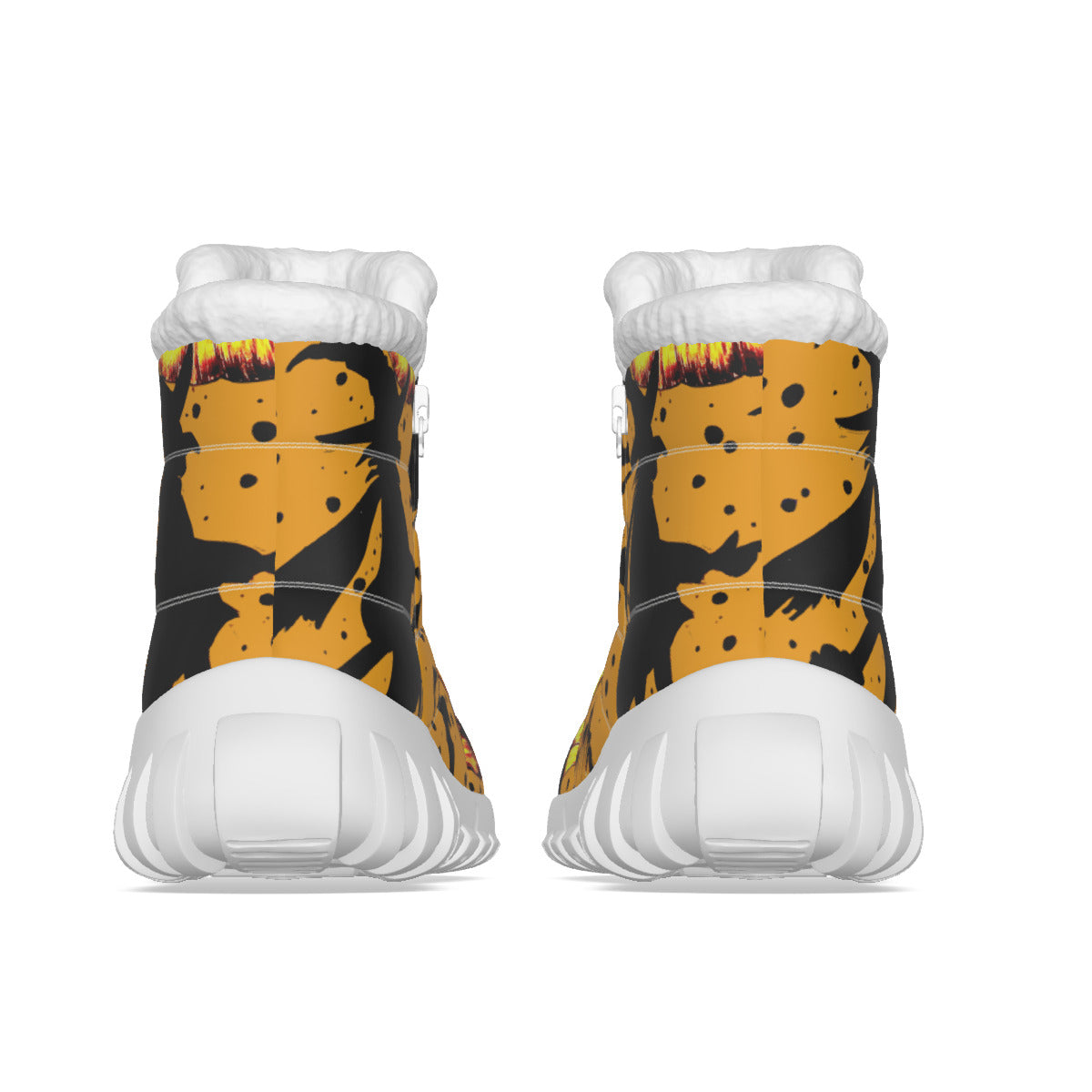 All-Over Print Women's Zip-up Snow Boots