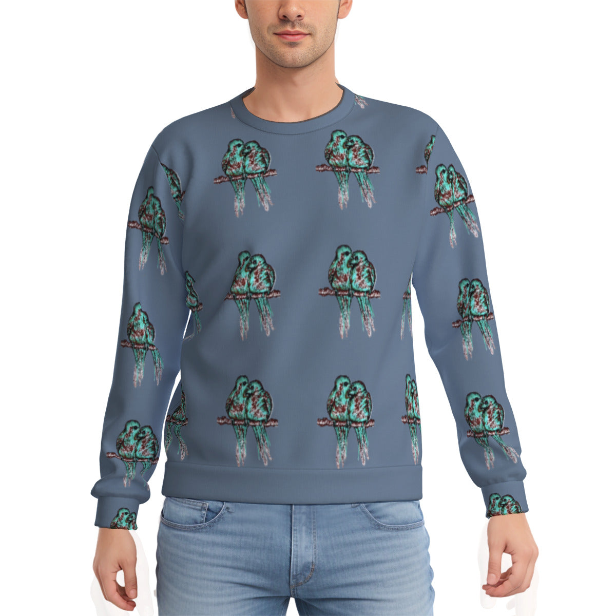 All-Over Print Men's Heavy Fleece Sweatshirt