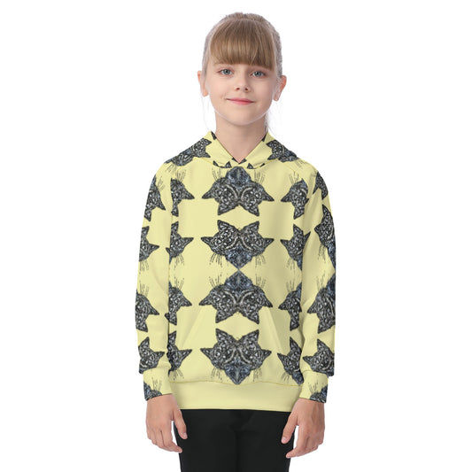 All-Over Print Kid's Raglan Pullover Hoodie