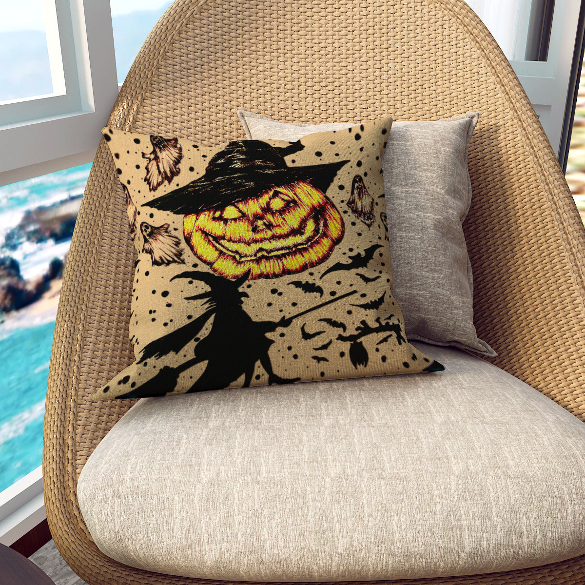 All-Over Print Pillowcase | Flax