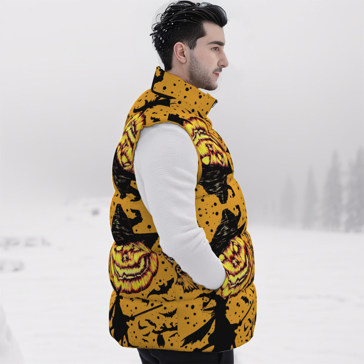 All-Over Print Unisex Down Vest