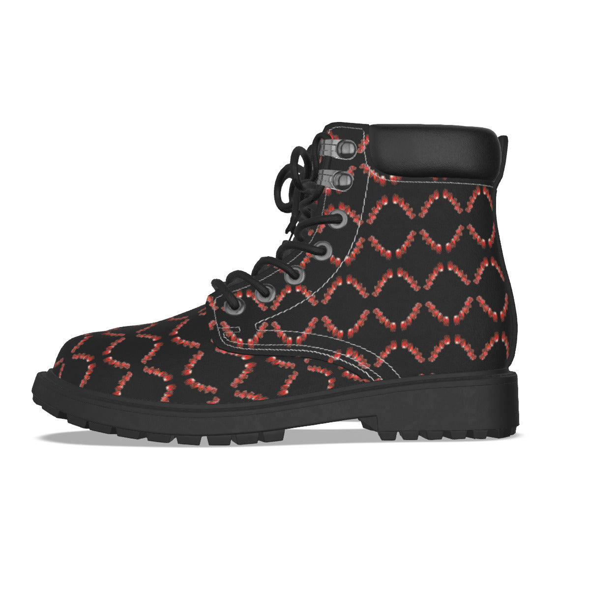 All-Over Print Men's Short Boots