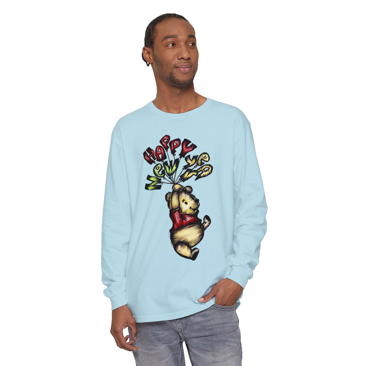 Unisex Garment-dyed Long Sleeve T-Shirt