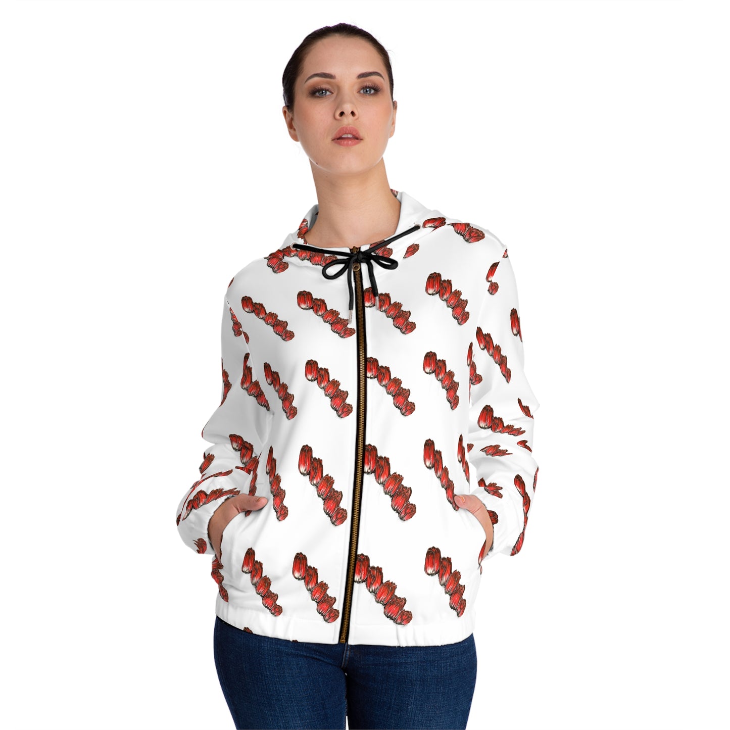 Women’s Full-Zip Hoodie (AOP)