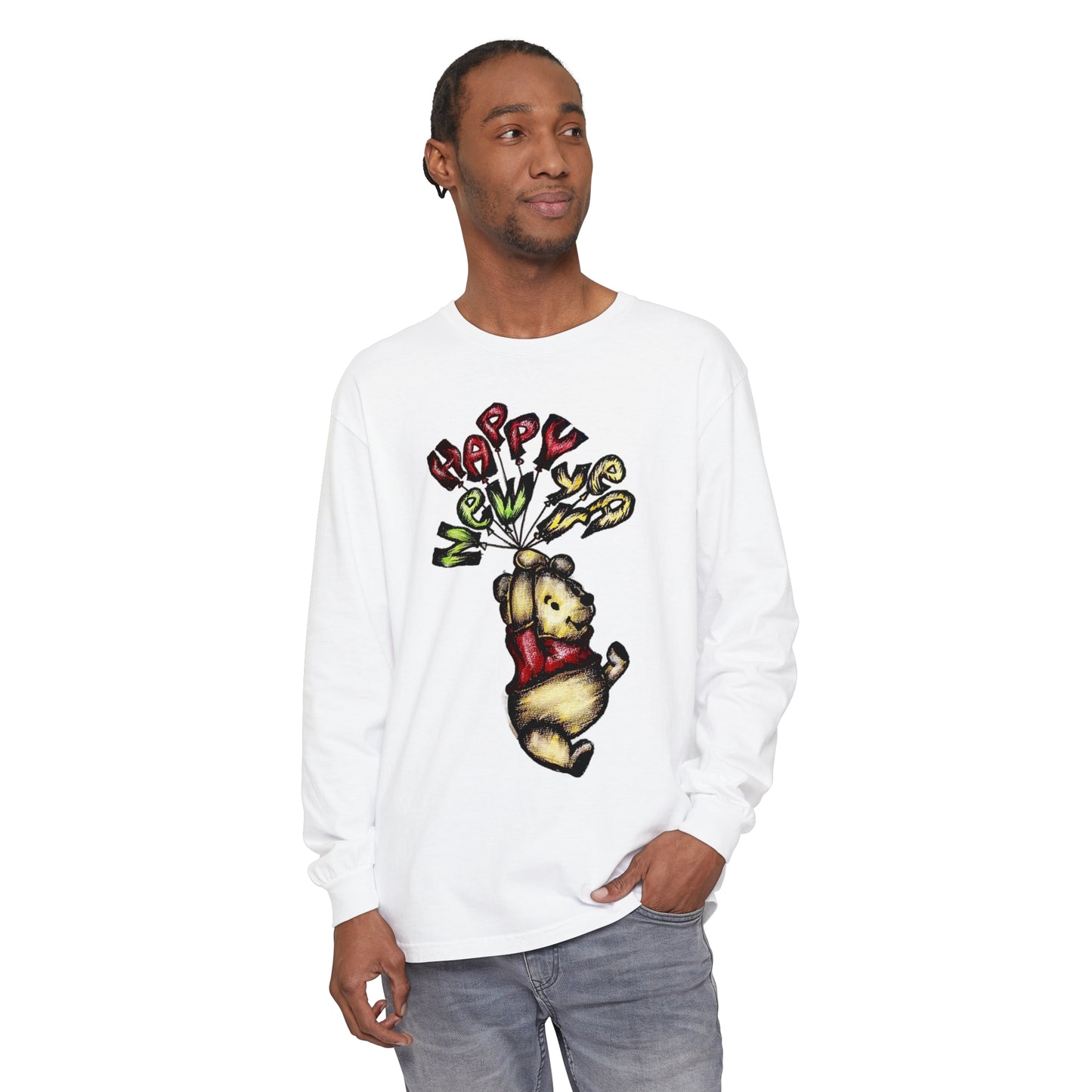 Unisex Garment-dyed Long Sleeve T-Shirt