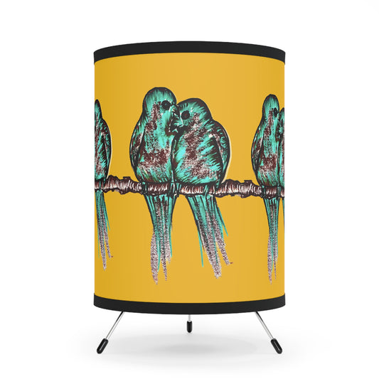 Tripod Lamp with High-Res Printed Shade, US\CA plug